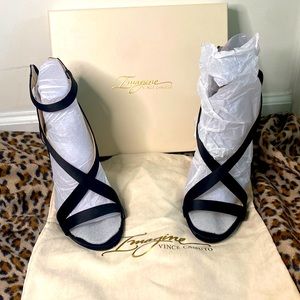 Black 4 inch stilettos